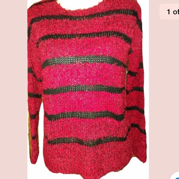 Relativity Soft Eyelash Design Sweater Small S - Picture 1 of 5